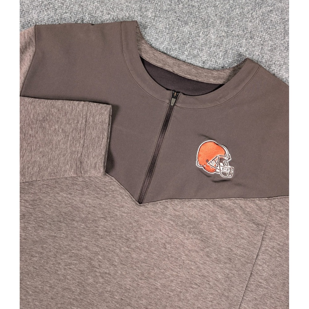 Cleveland Browns Nike Sideline Lockup‎ Performance 1/4 Zip Pullover Mens XL NFL